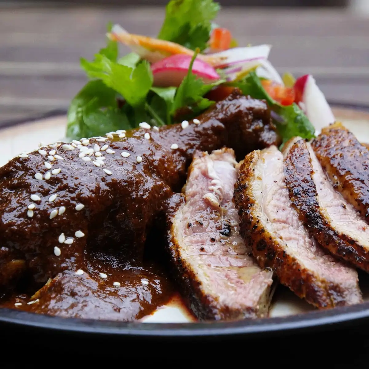 Seared Duck Breast Mole Poblano