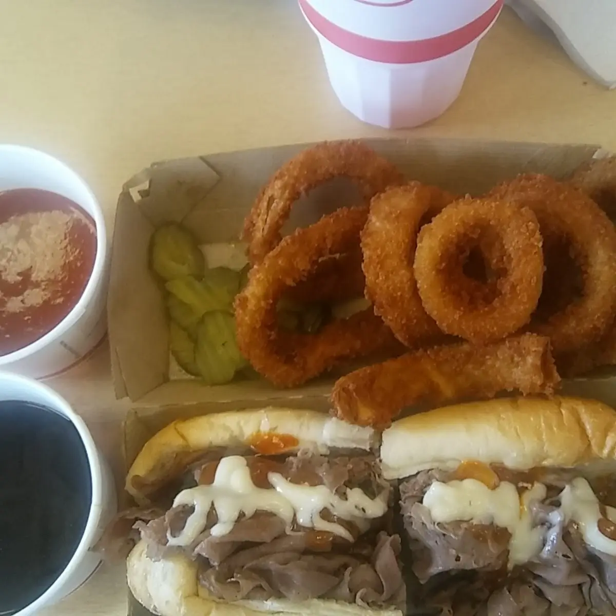 French Dip Combo Sandwich