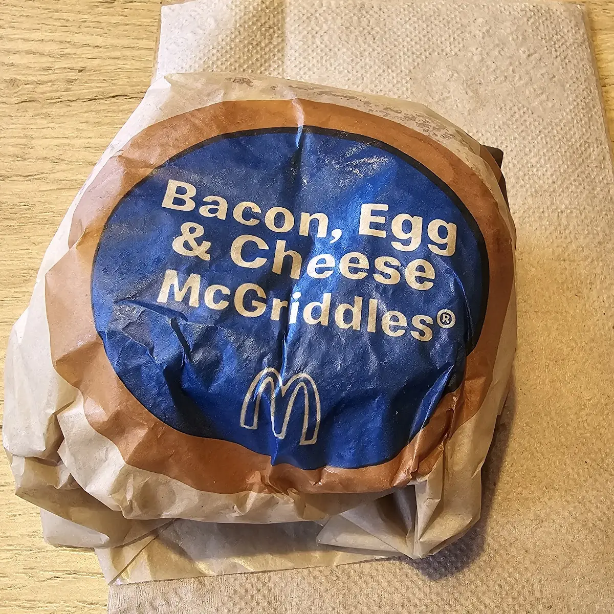 Bacon Egg Mcgriddle