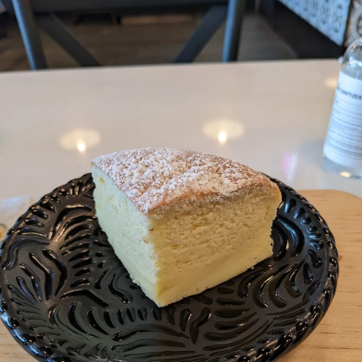 Japanese Bouncy Cheesecake Slice