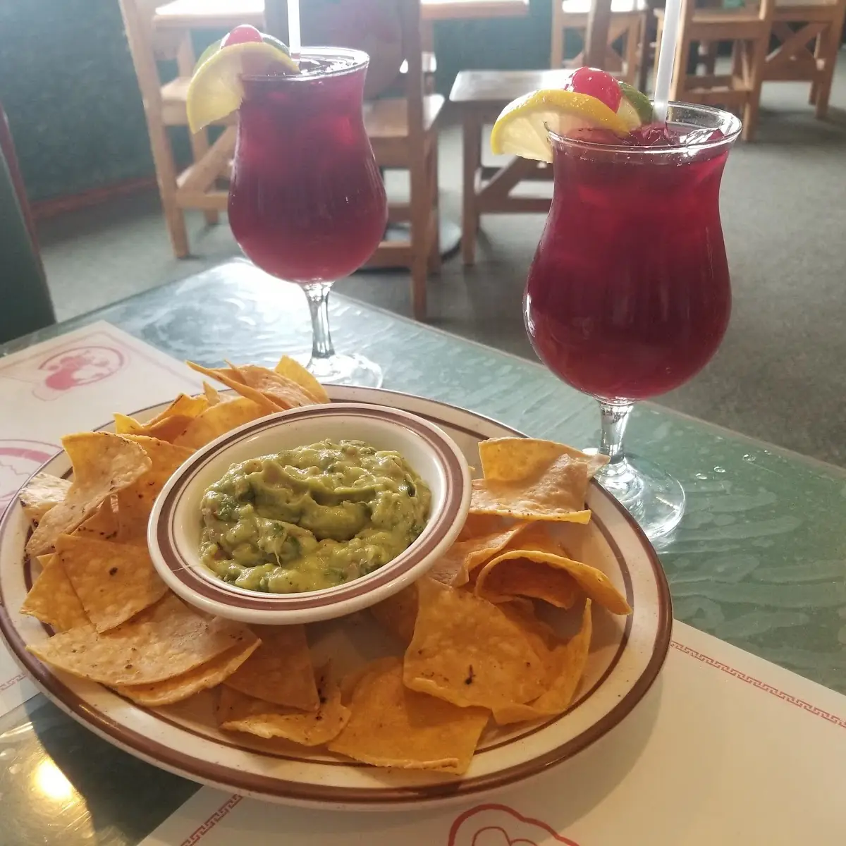 Sangria and Guacamole Dip