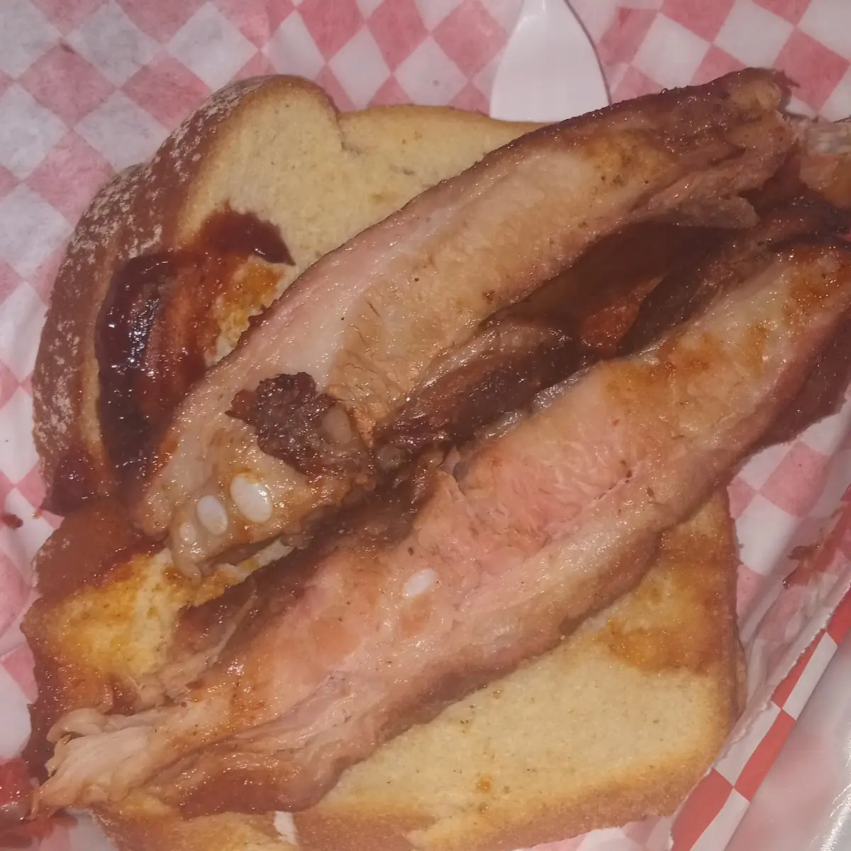 Rib Tip Sandwich