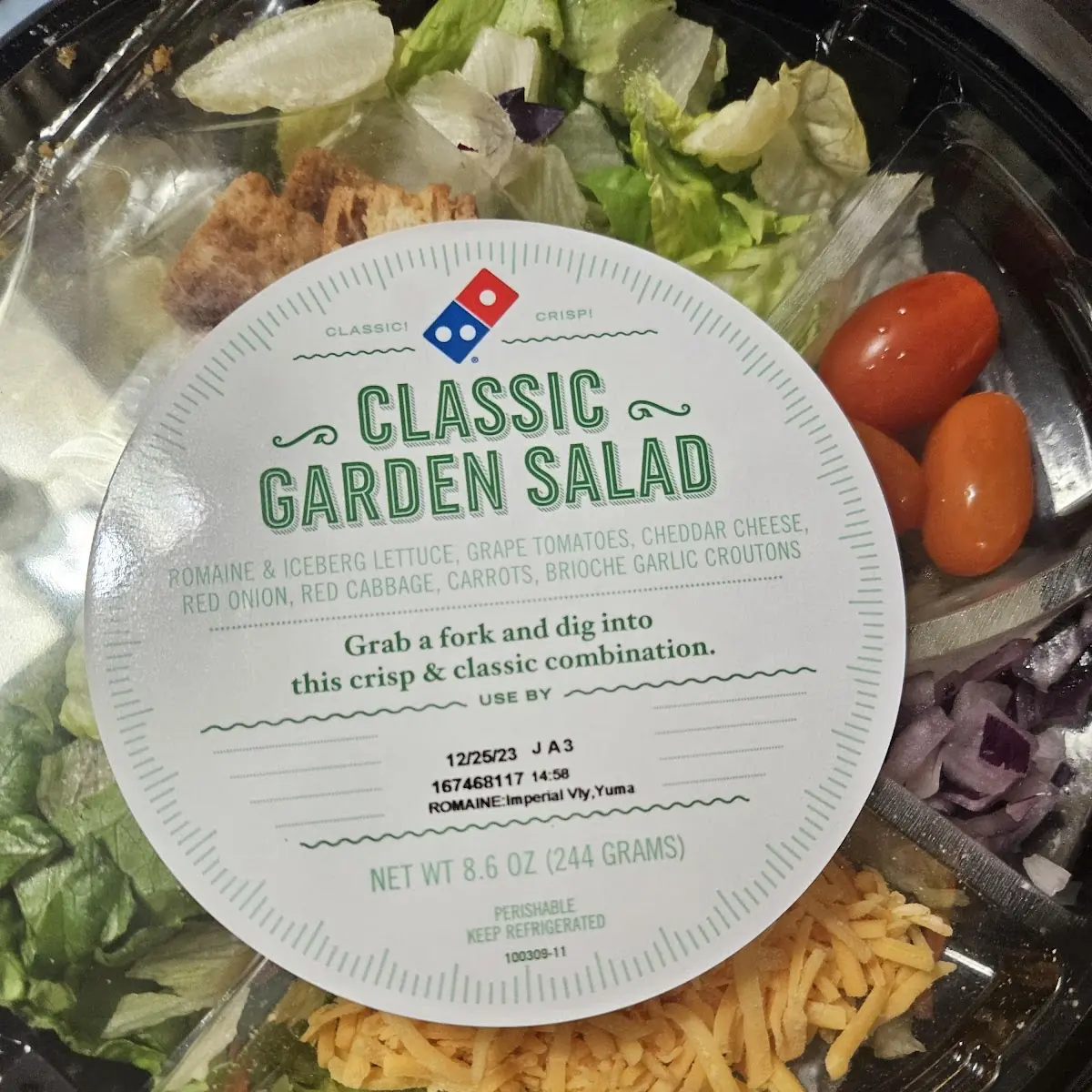 Garden Salad I Ordered Cesar
