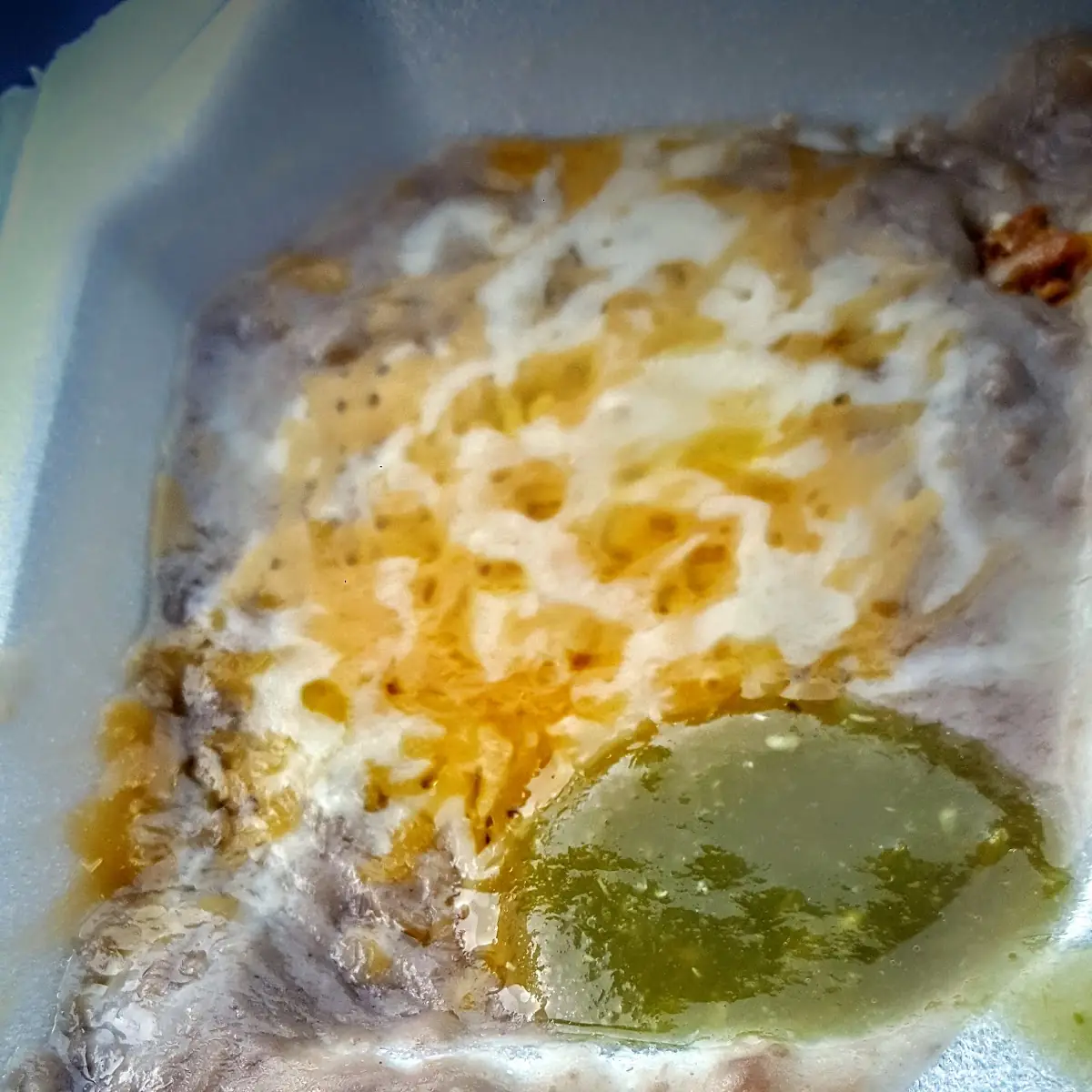 Frijoles and Salsa Verde