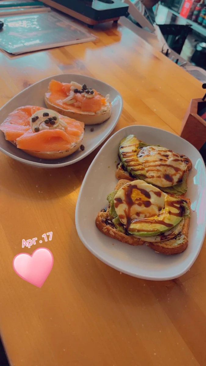 Salmon Cream Cheese Bagel