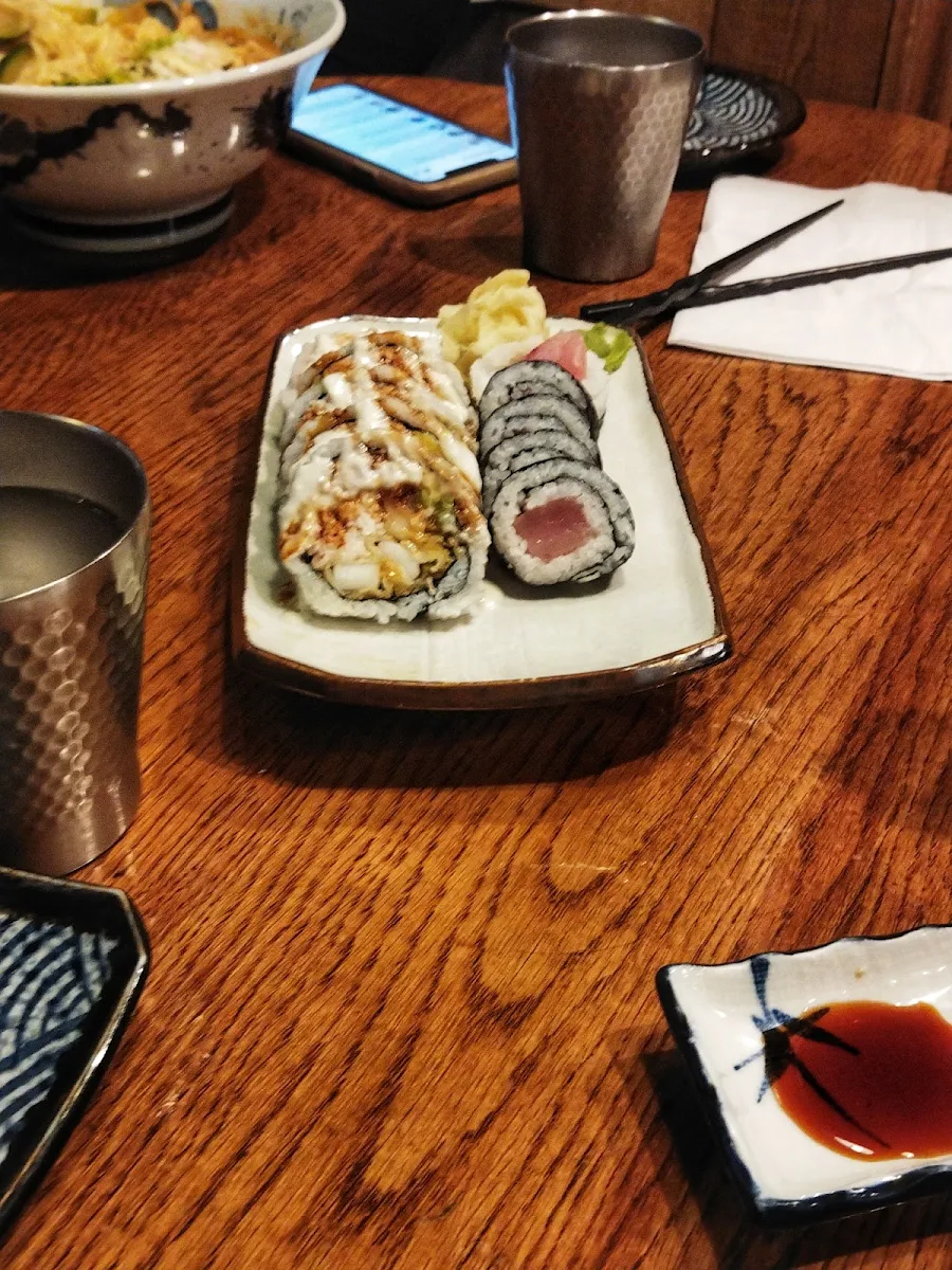 Tuna and Calamares Sushi Rolls, Oak Bay Bon Sushi