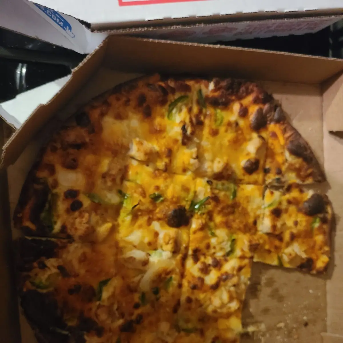 Burnt Chicken Taco Pizza