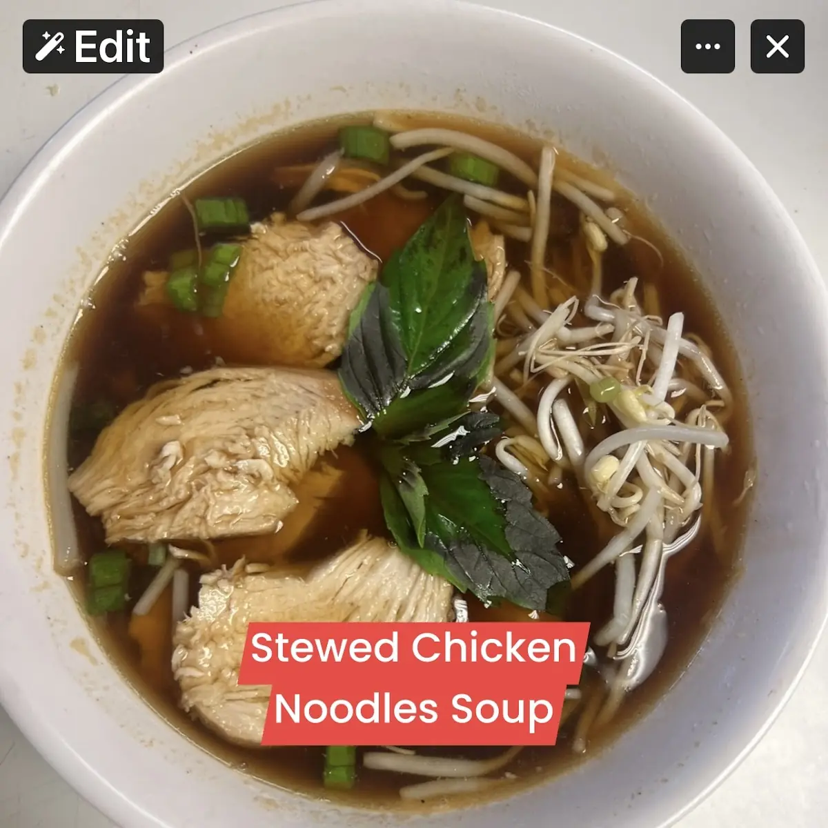 Wonton Noodle Soup