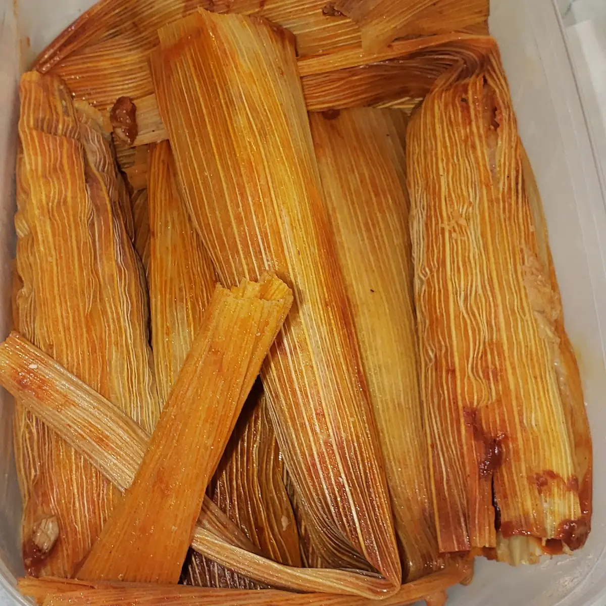 Pork Tamales Rojo