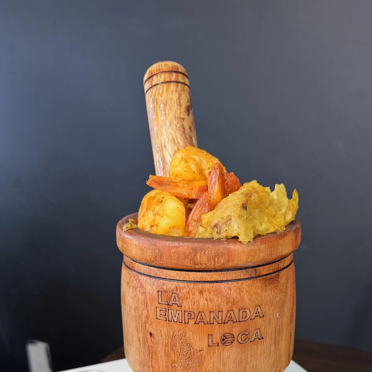 Mofongo with Creole Shrimp