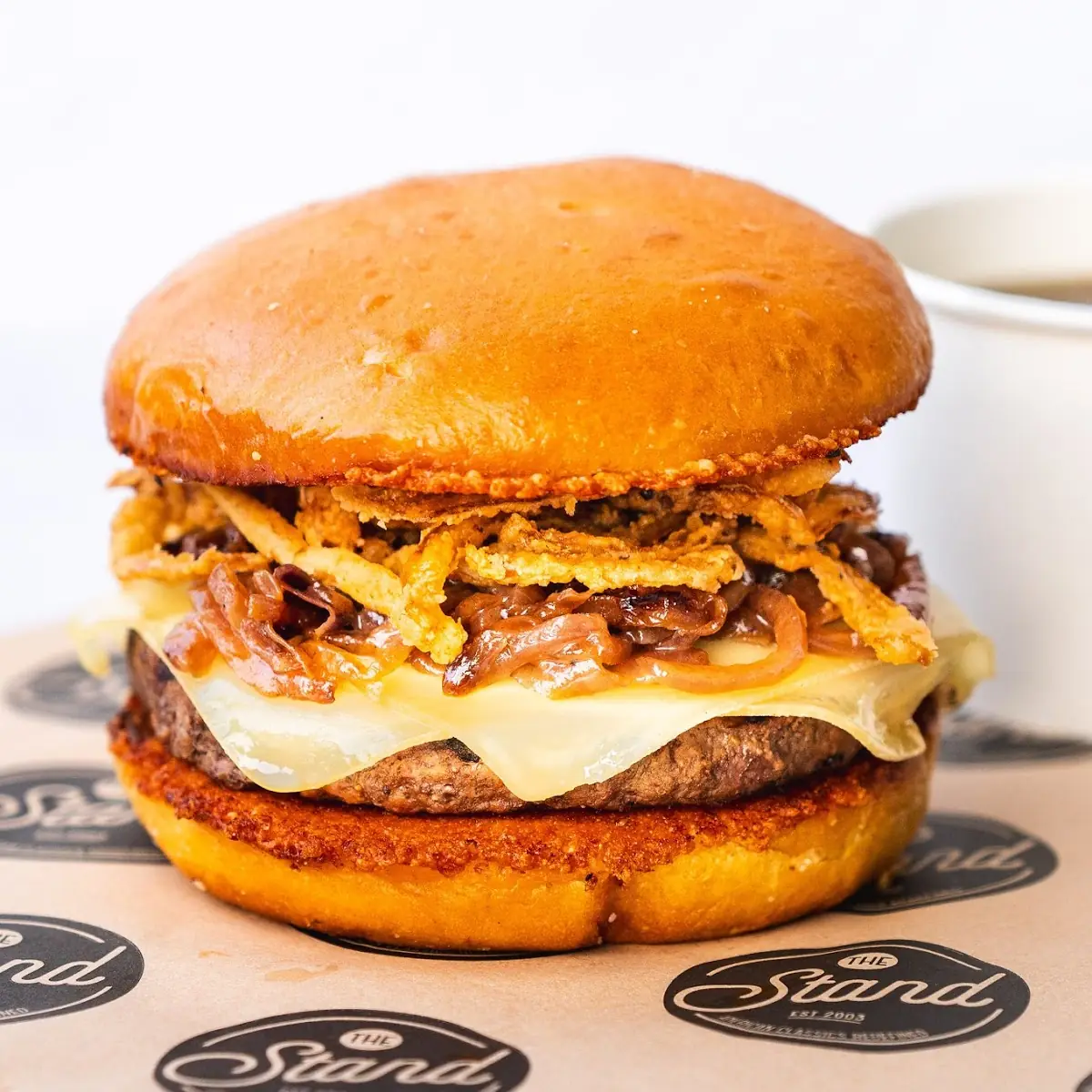 French Onion Soup Burger