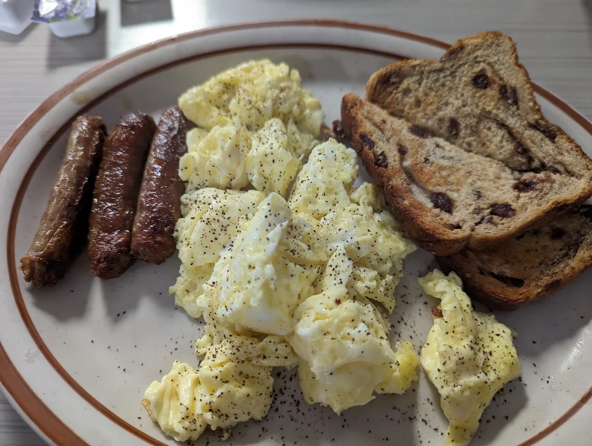 Eggs and Side Caesar Sausage Links