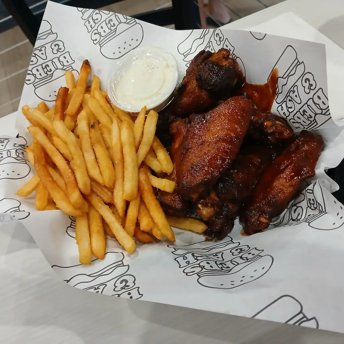 Wings and Fries