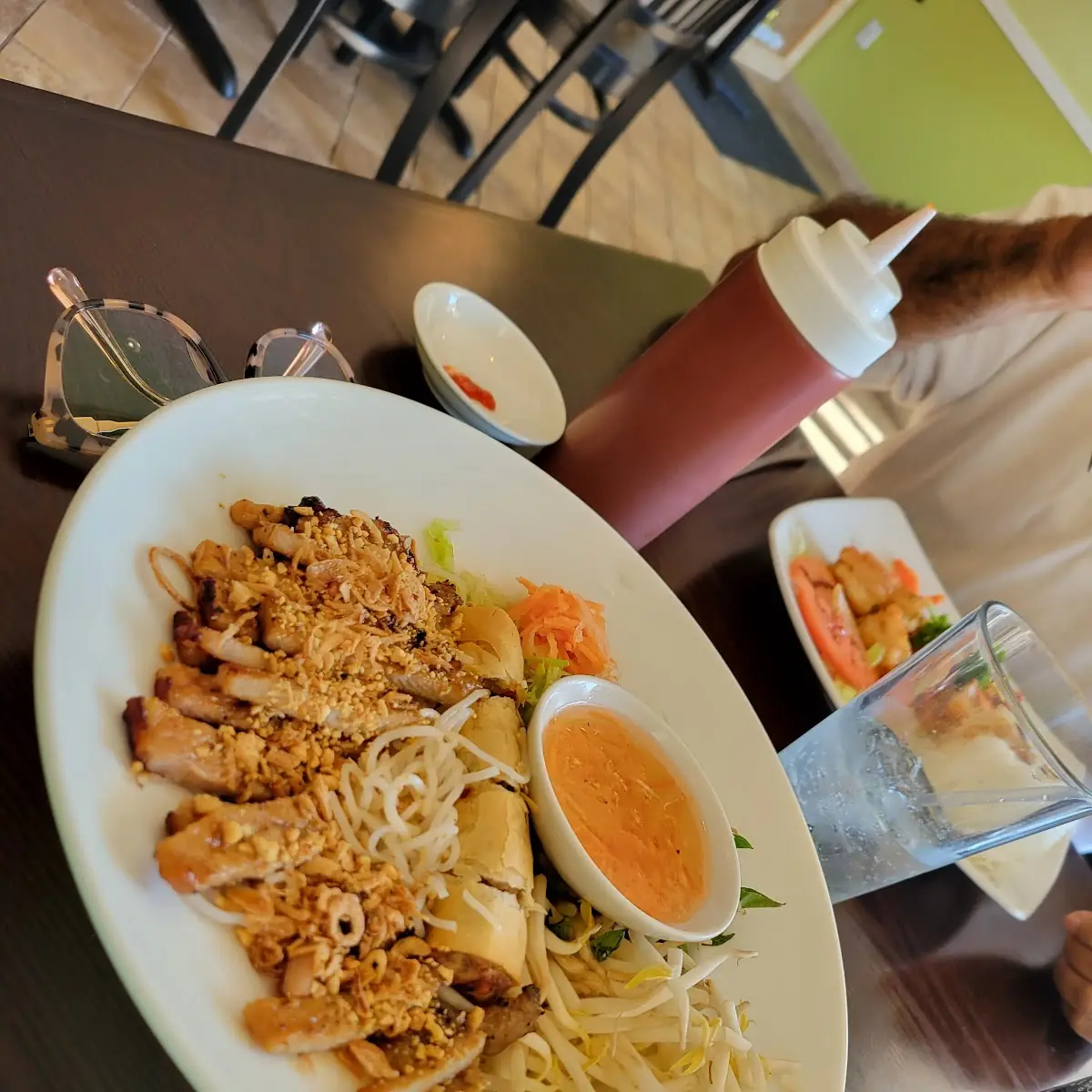 Pork Egg Roll with Rice Noodle
