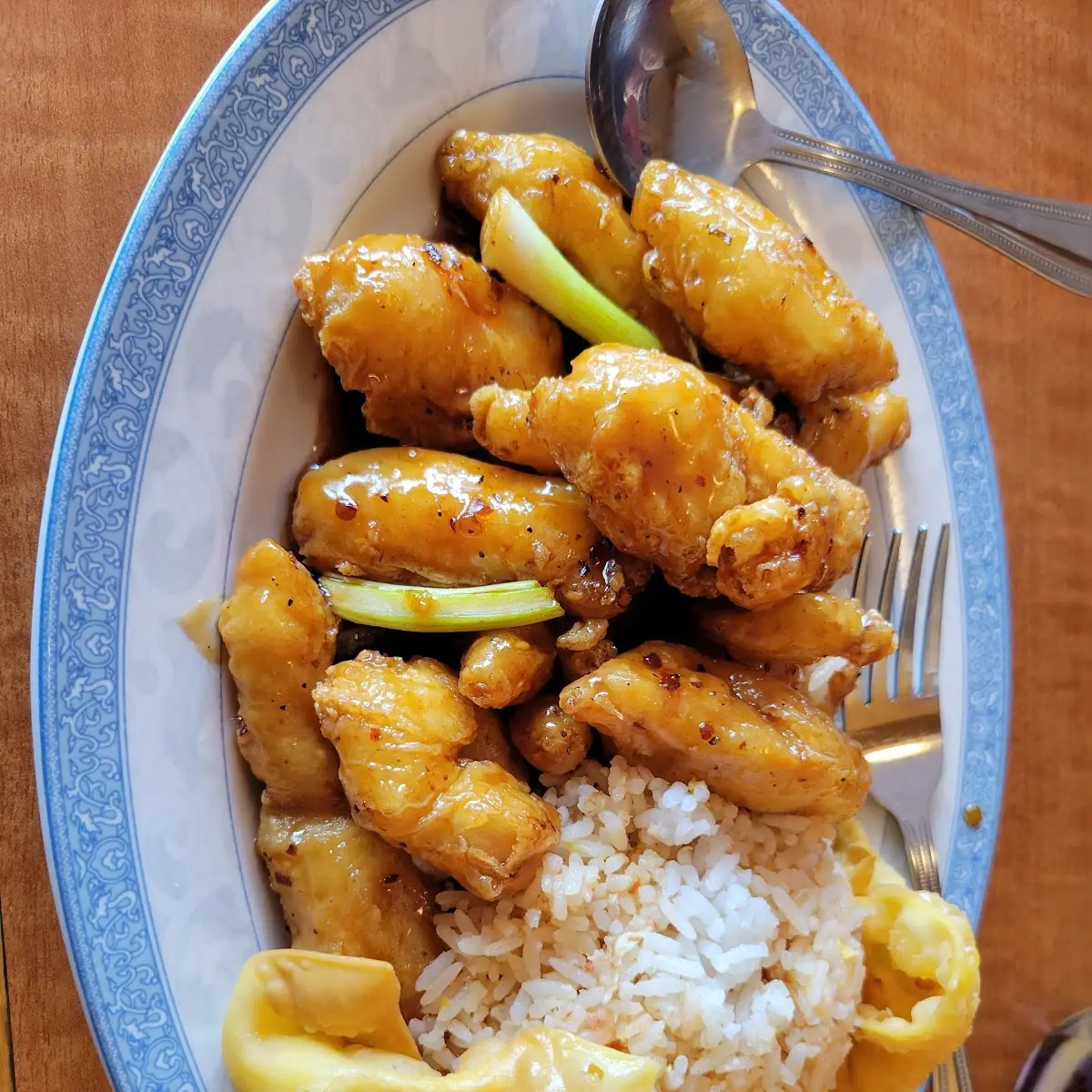 General TSO's Chicken and Fried Rice
