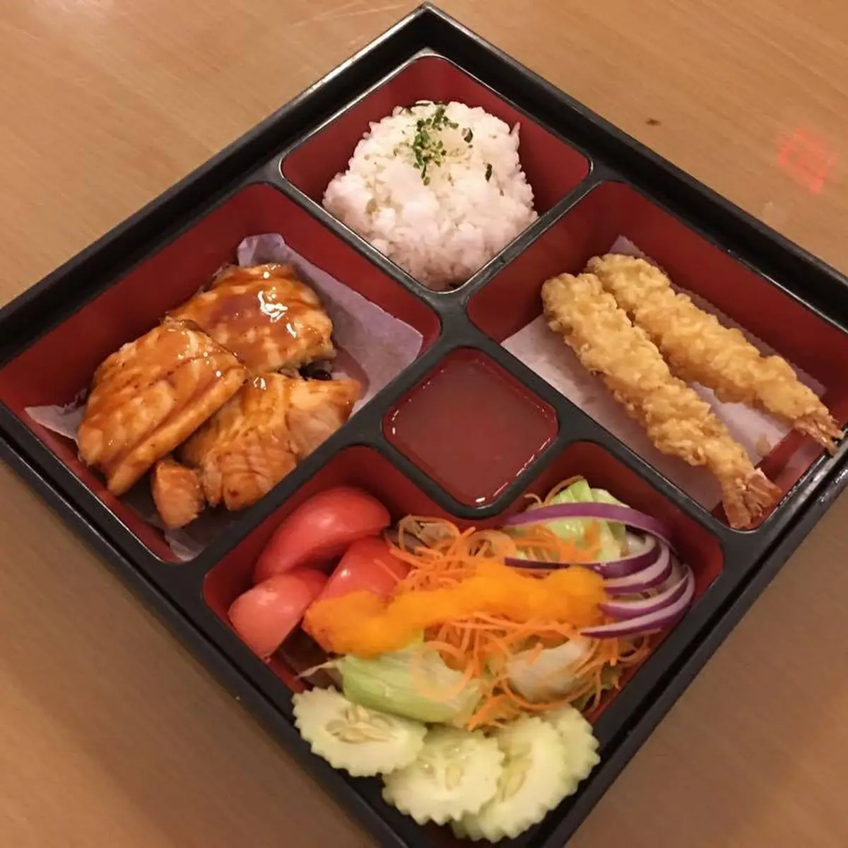 Teriyaki Salmon Bento