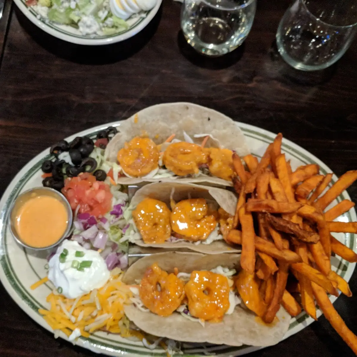 Buffalo Shrimp Tacos