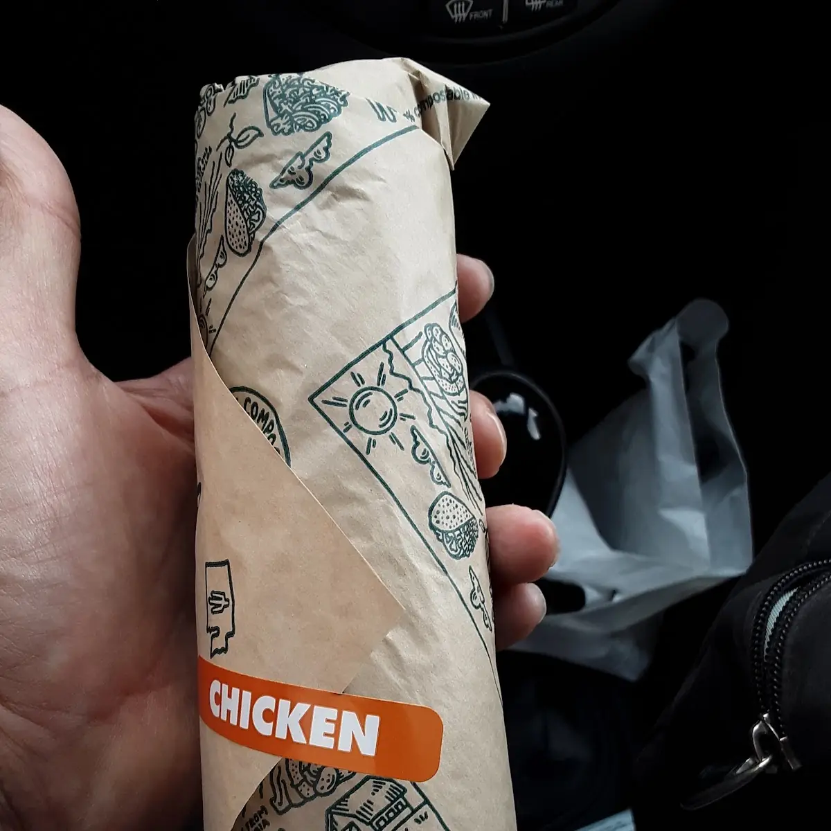 Soft Chicken Burrito