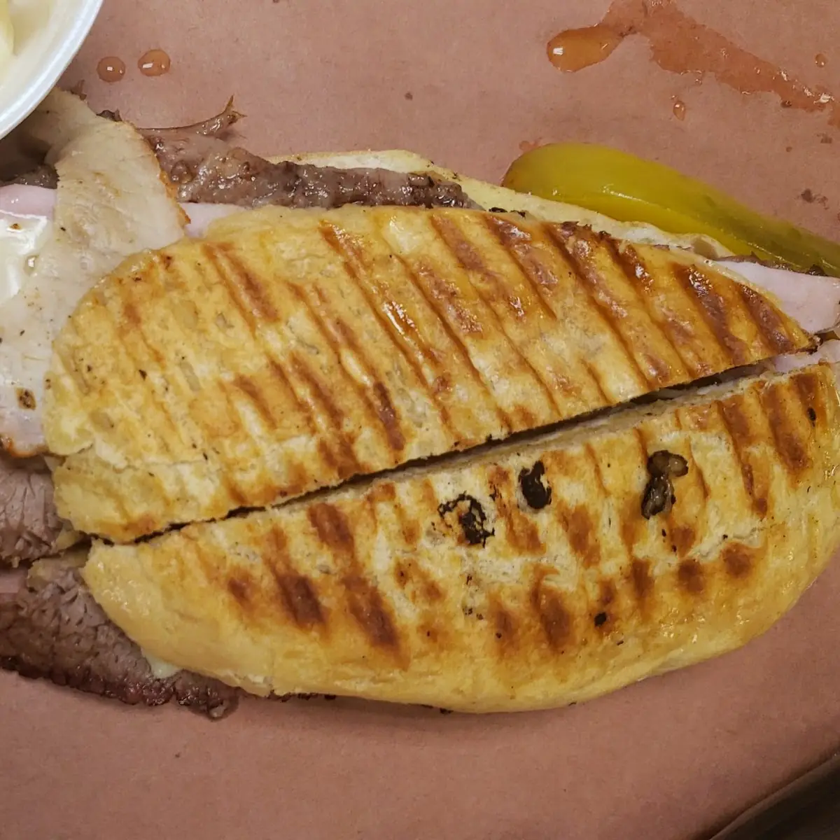 Brisket Cuban Sandwich