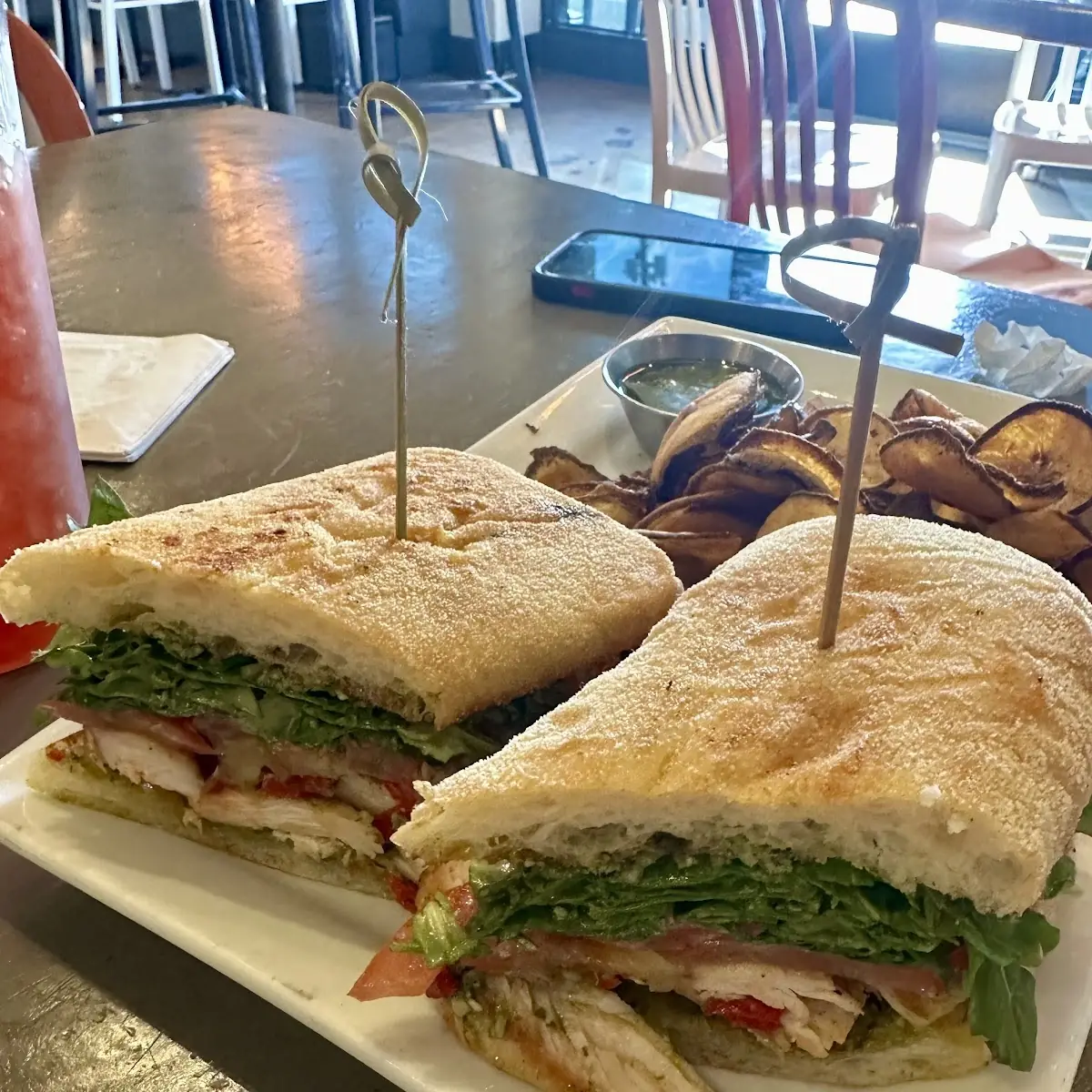 Chicken Pesto Sandwich