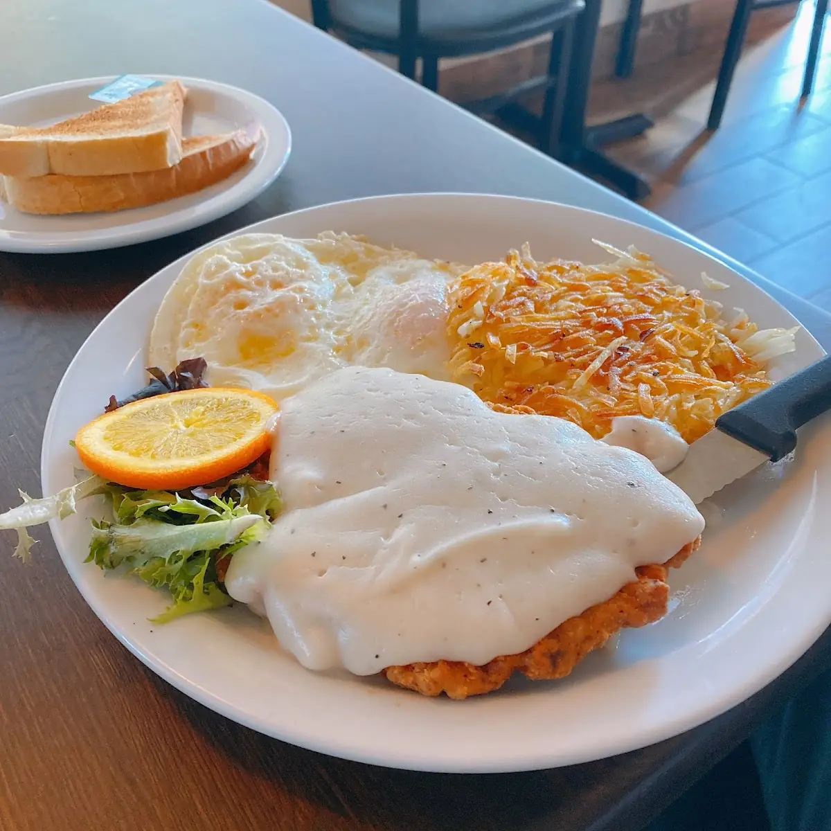Chicken Fried Steak & Eggs