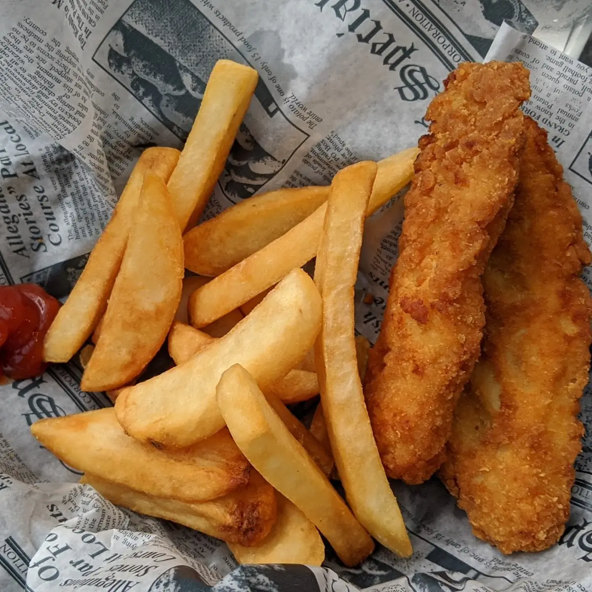 Kids Chicken Strips and Fries