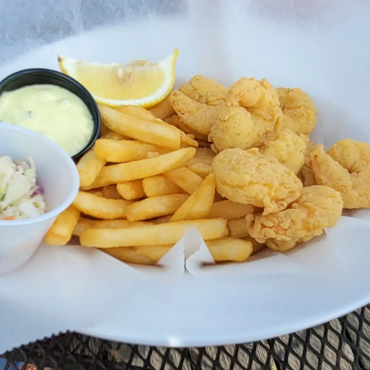 Fried Shrimp and Fries