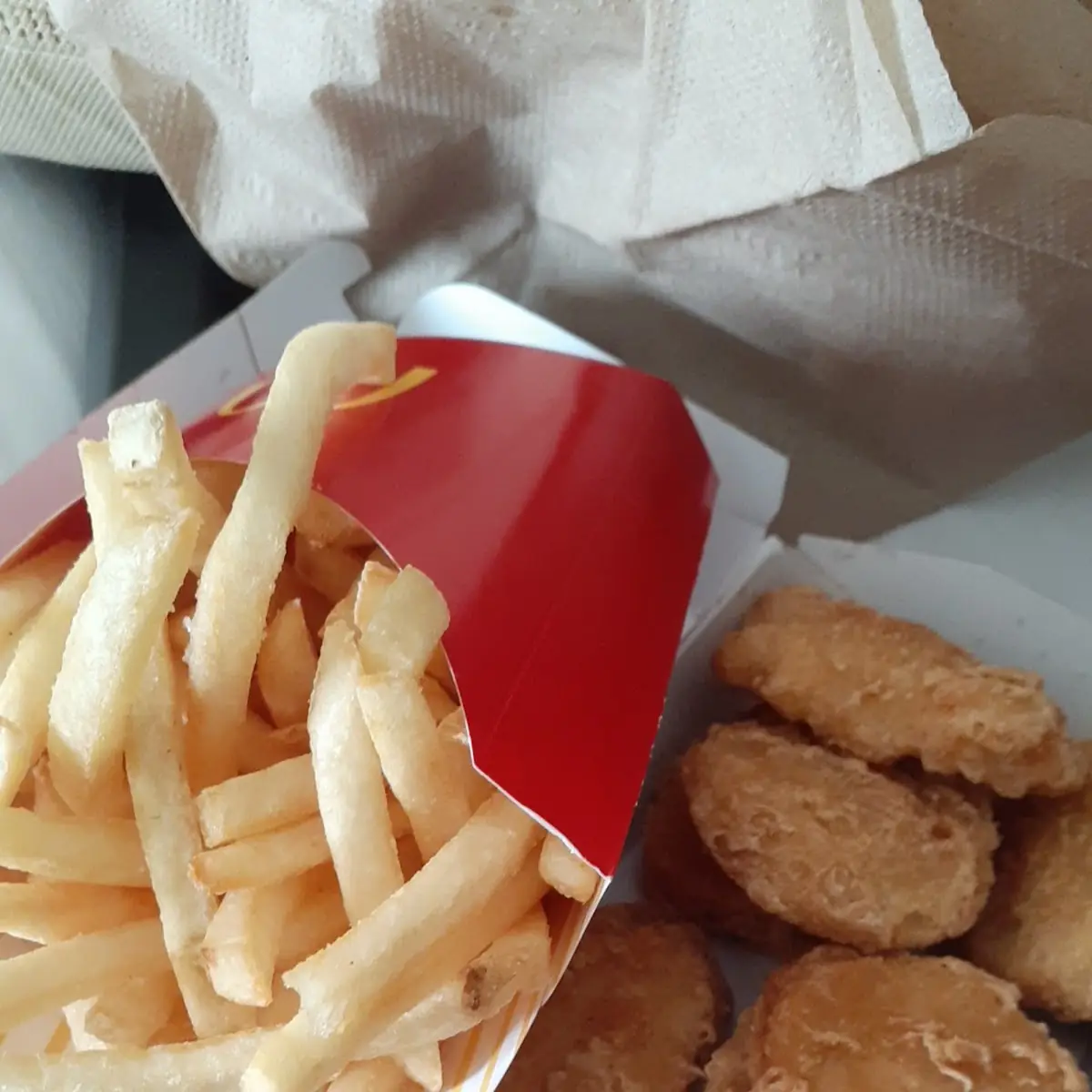 20 PC Chicken Mcnuggets & 2 Medium Fries