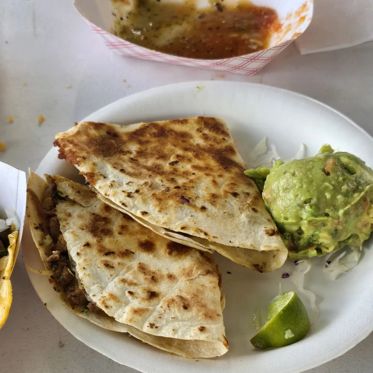 Pork and Asada Quesadilla