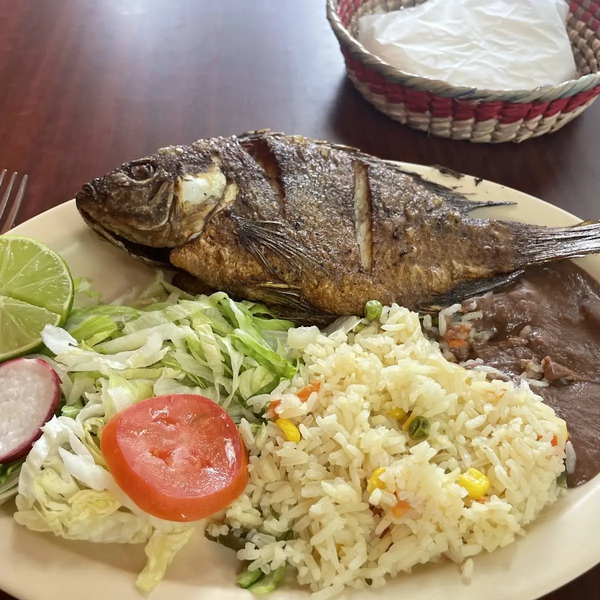 Mojarra Frita Fried Tilapia