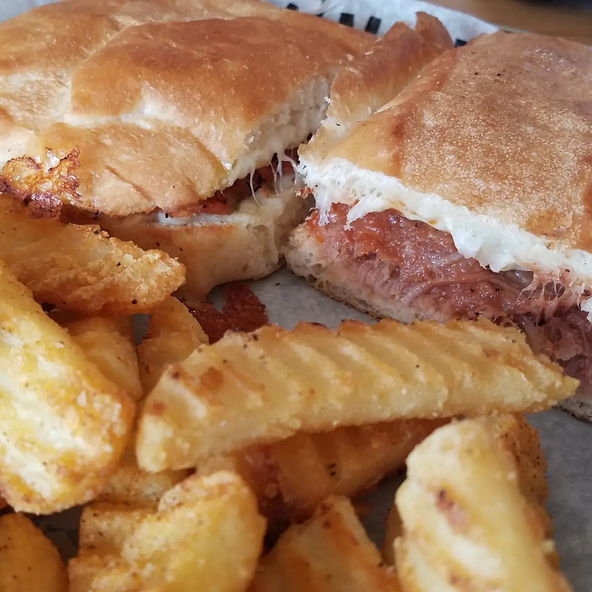1 2 BBQ Pork Grinder Fries