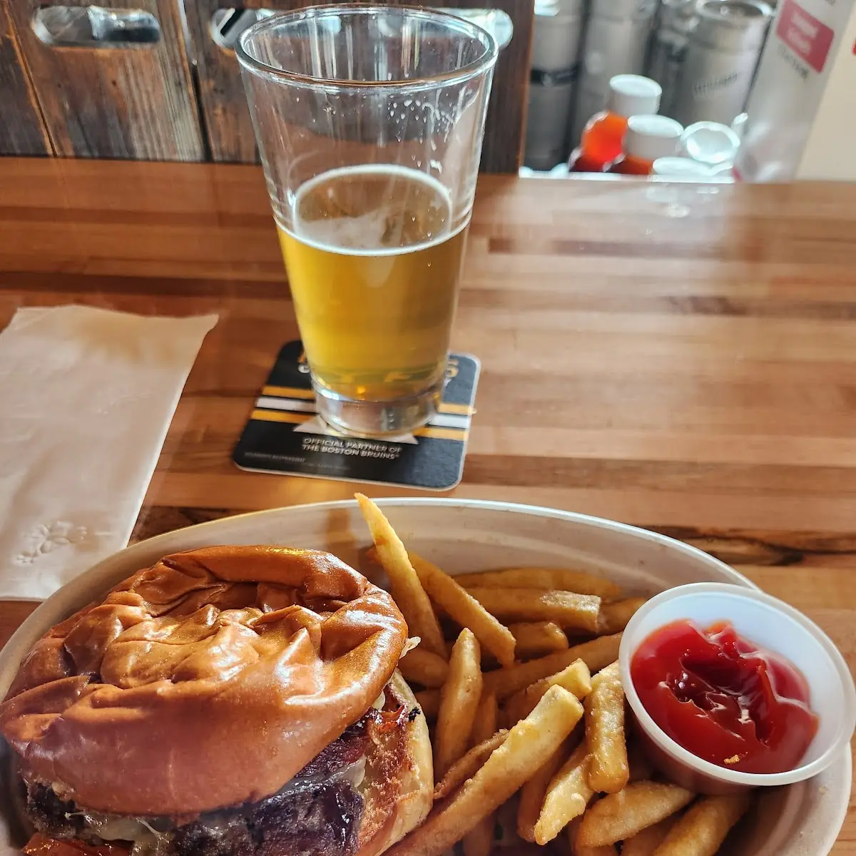 Bacon Cheeseburger and Fries