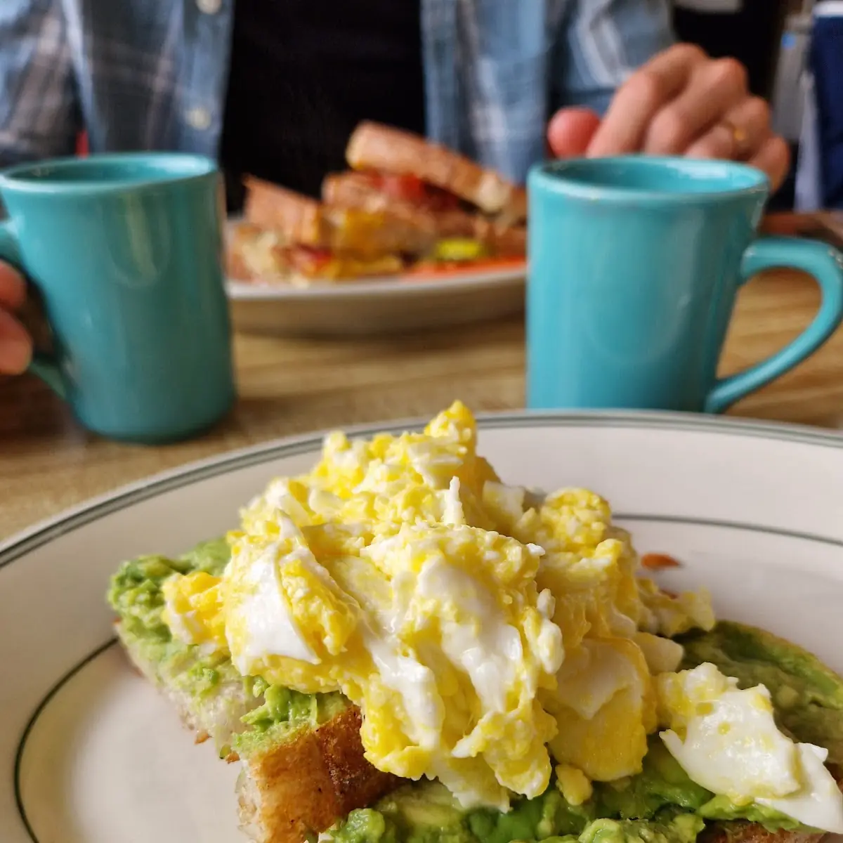 Avocado Toast with Scrambled Eggs