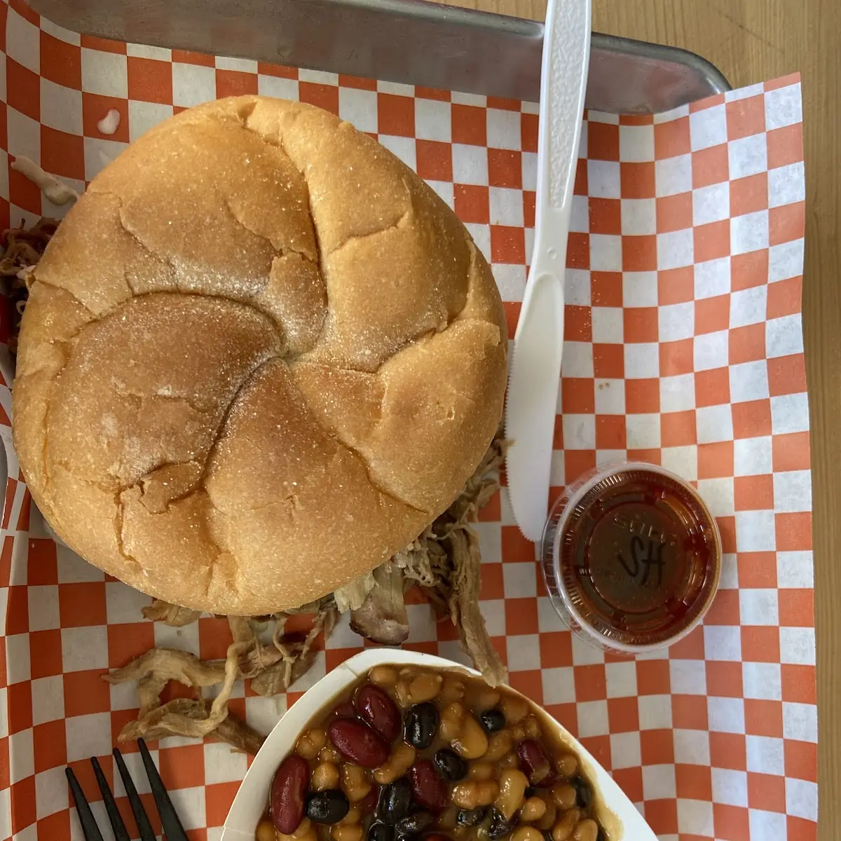 Chub's Pulled Chicken Sandwich