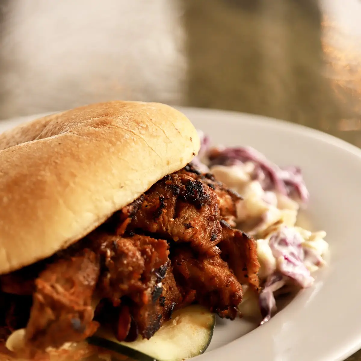 Pulled Pork Sammie with BBQ Sauce