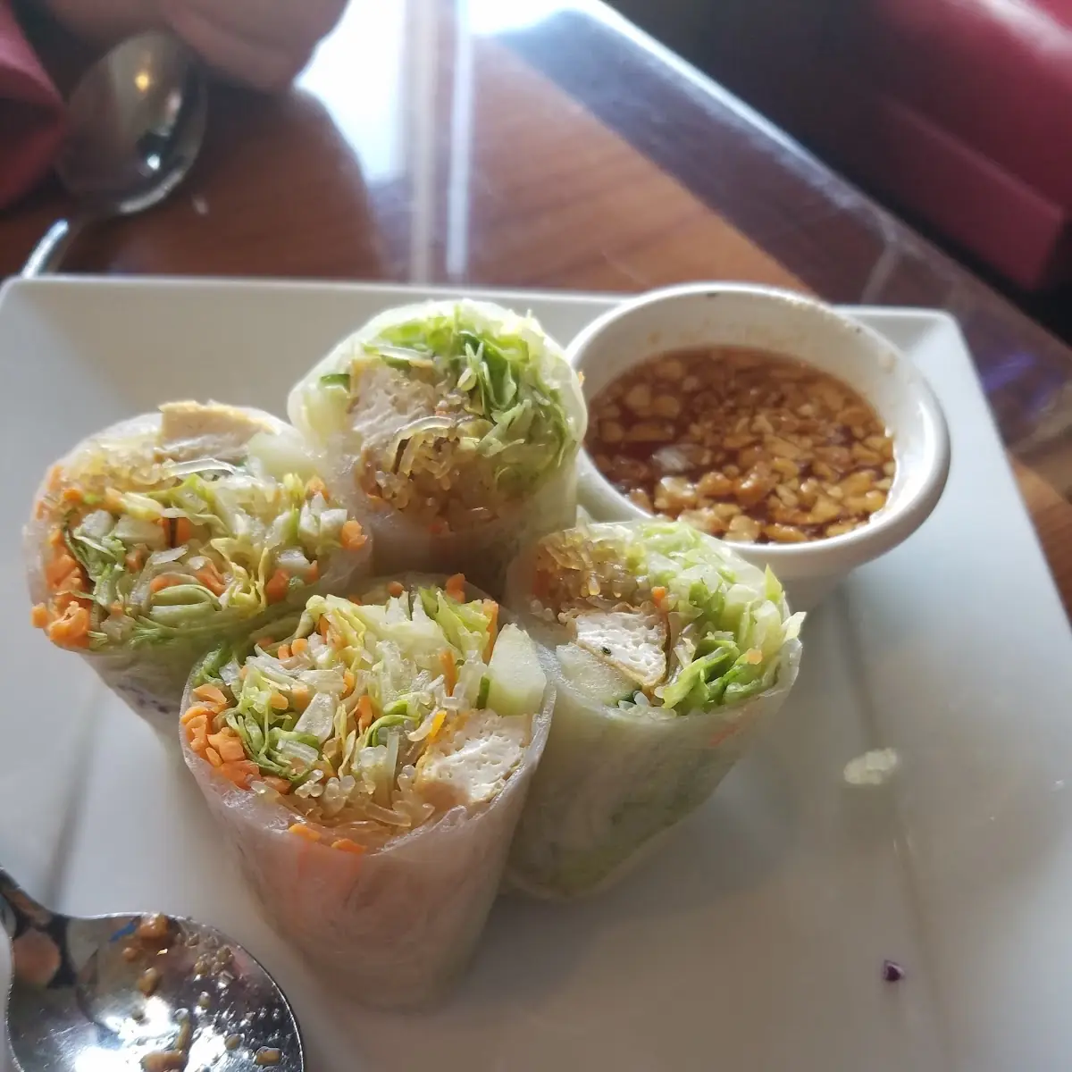 Half Egg Rolls