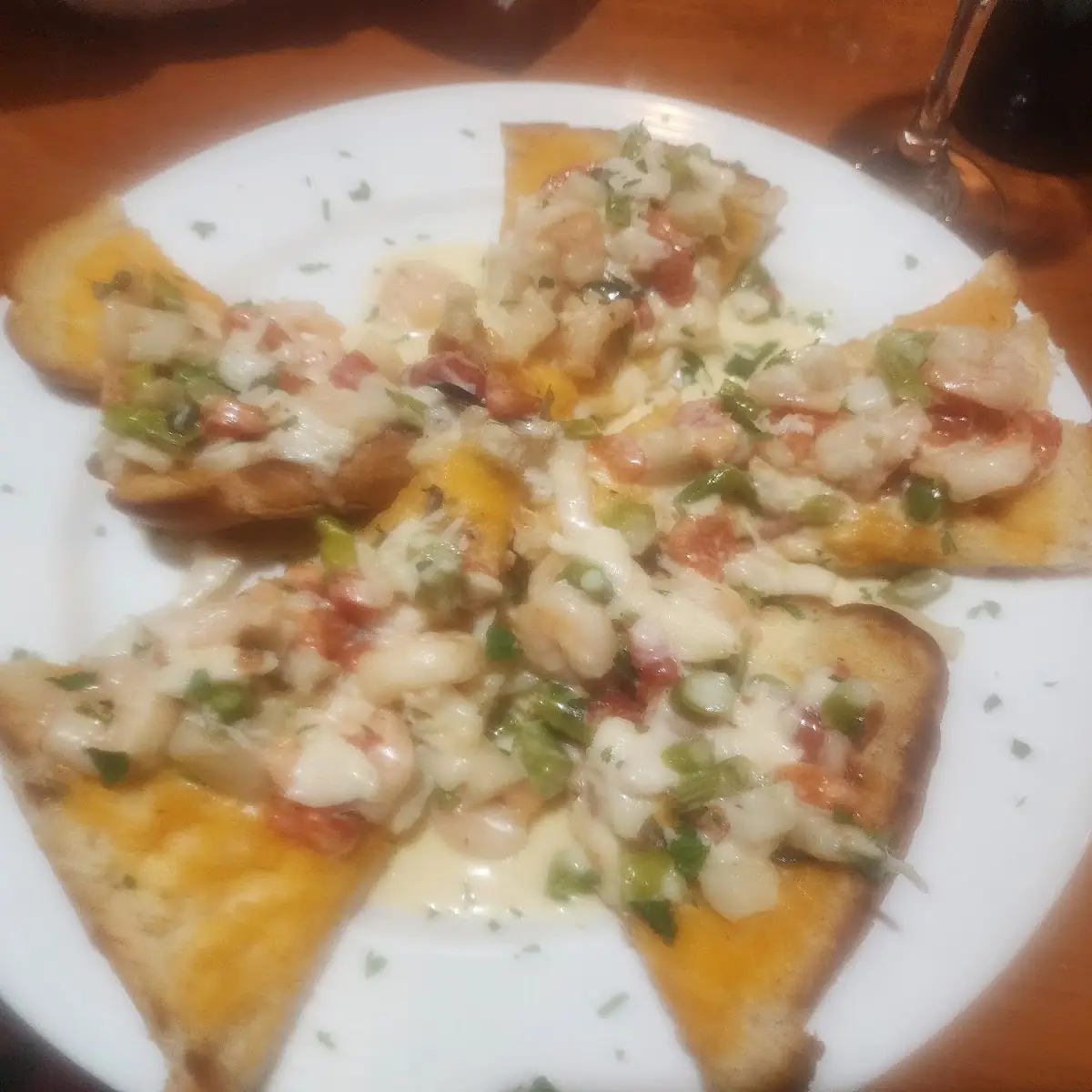 Garlic Bread with Seafood