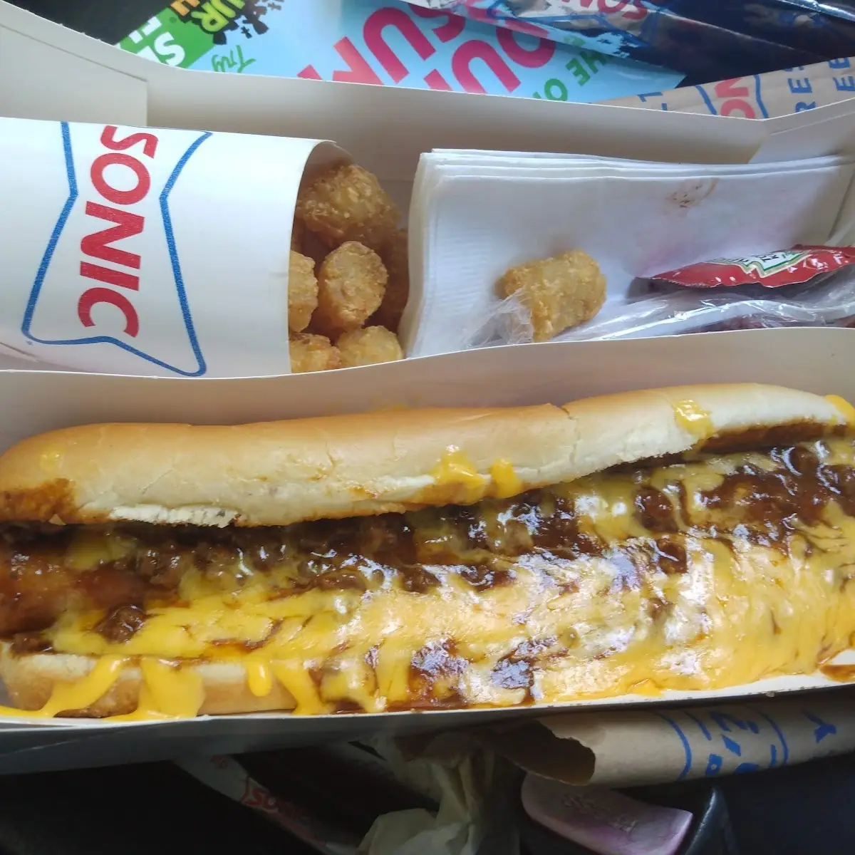 Sonic Cheeseburger Super Sonic Double