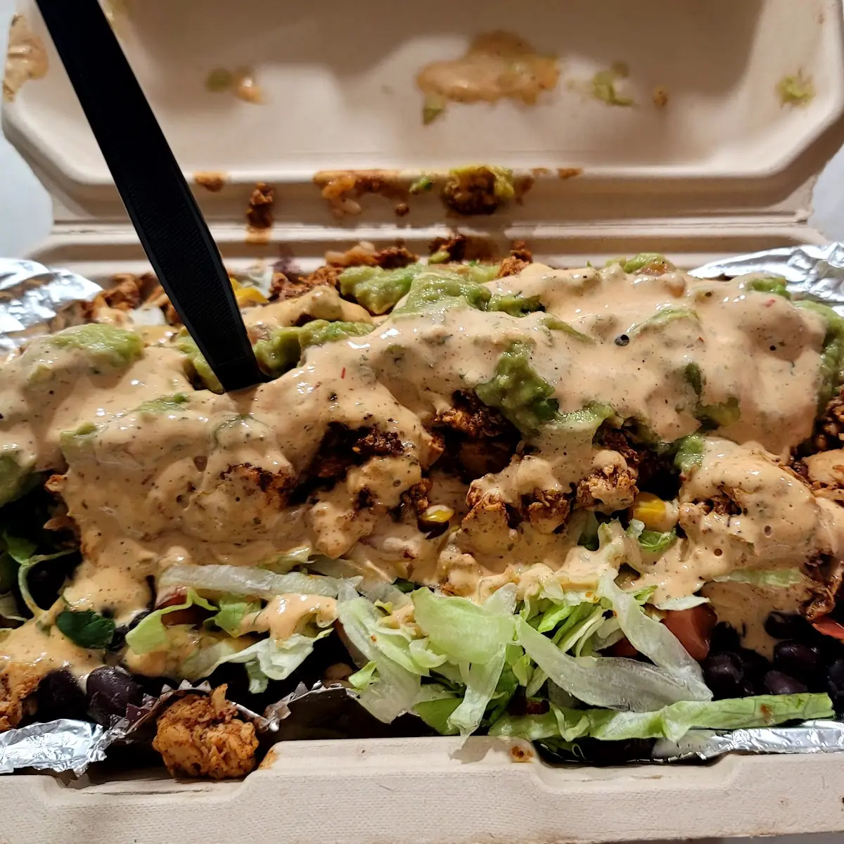 Burrito Bowls with Spicy Chicken