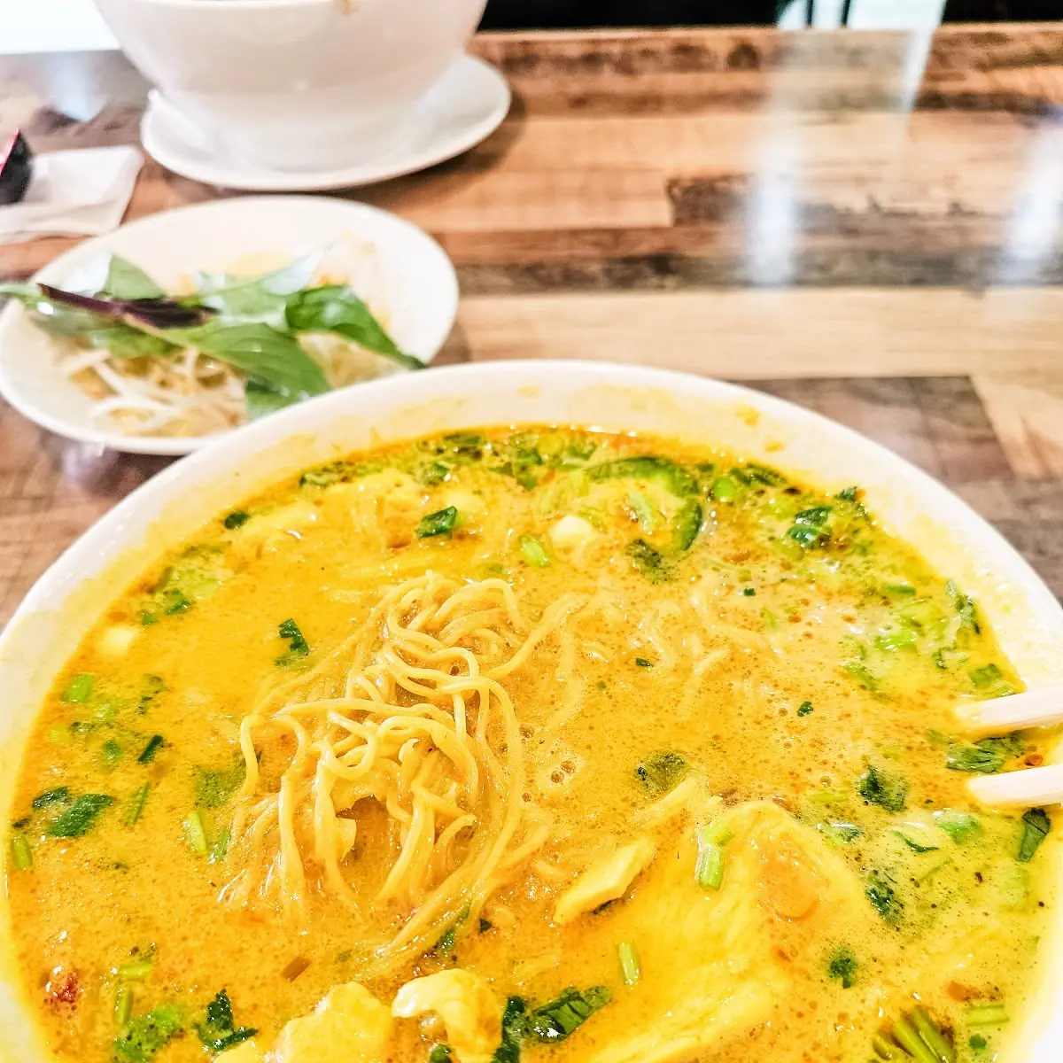 Chicken Curry with Egg Noodle