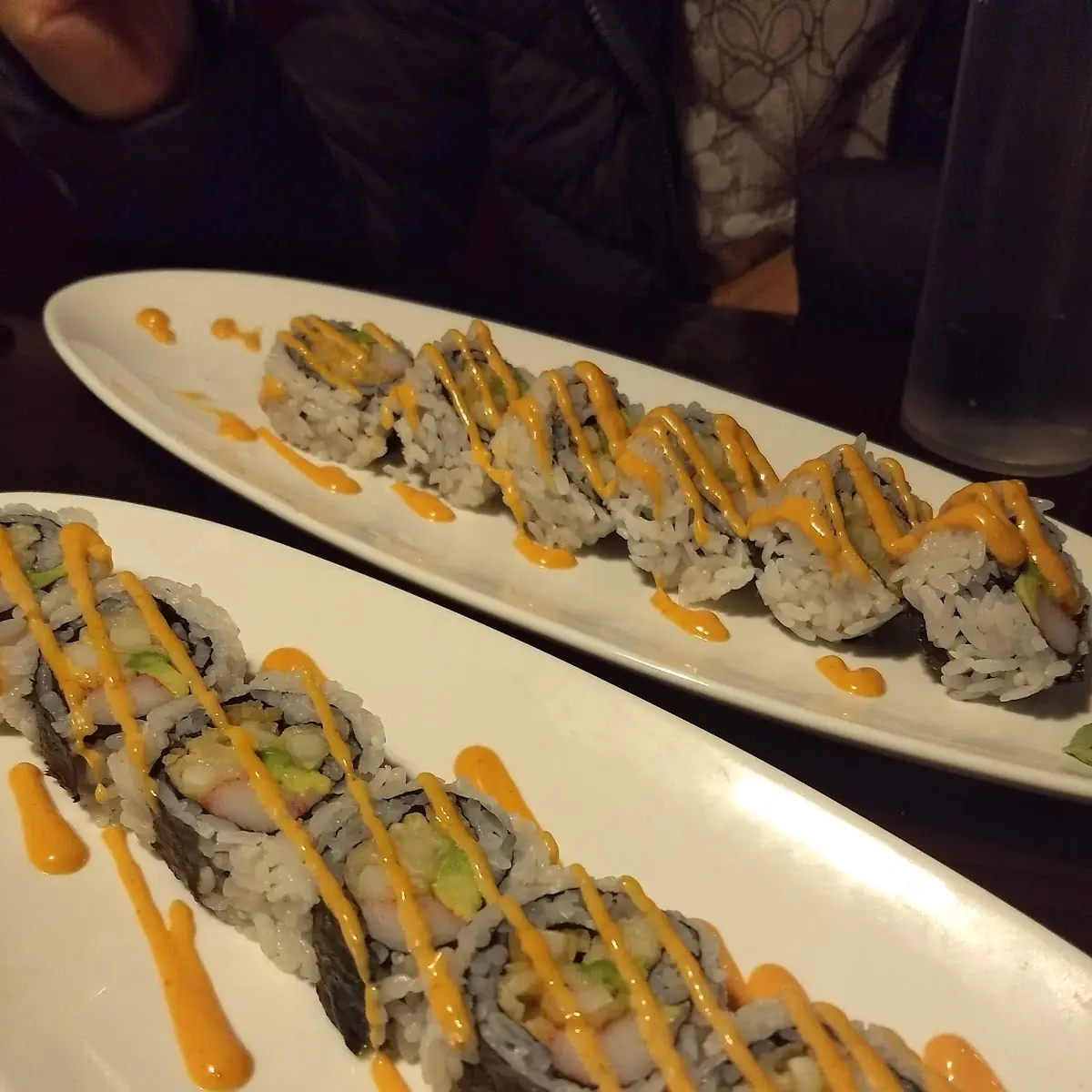 Avocado and Fried Calamari Sushi