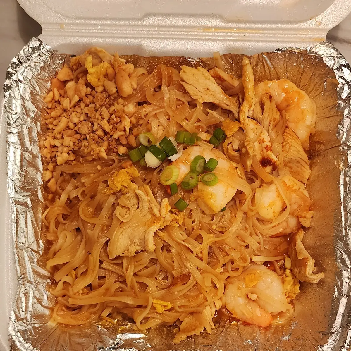 Pad Thai Chicken and Shrimp