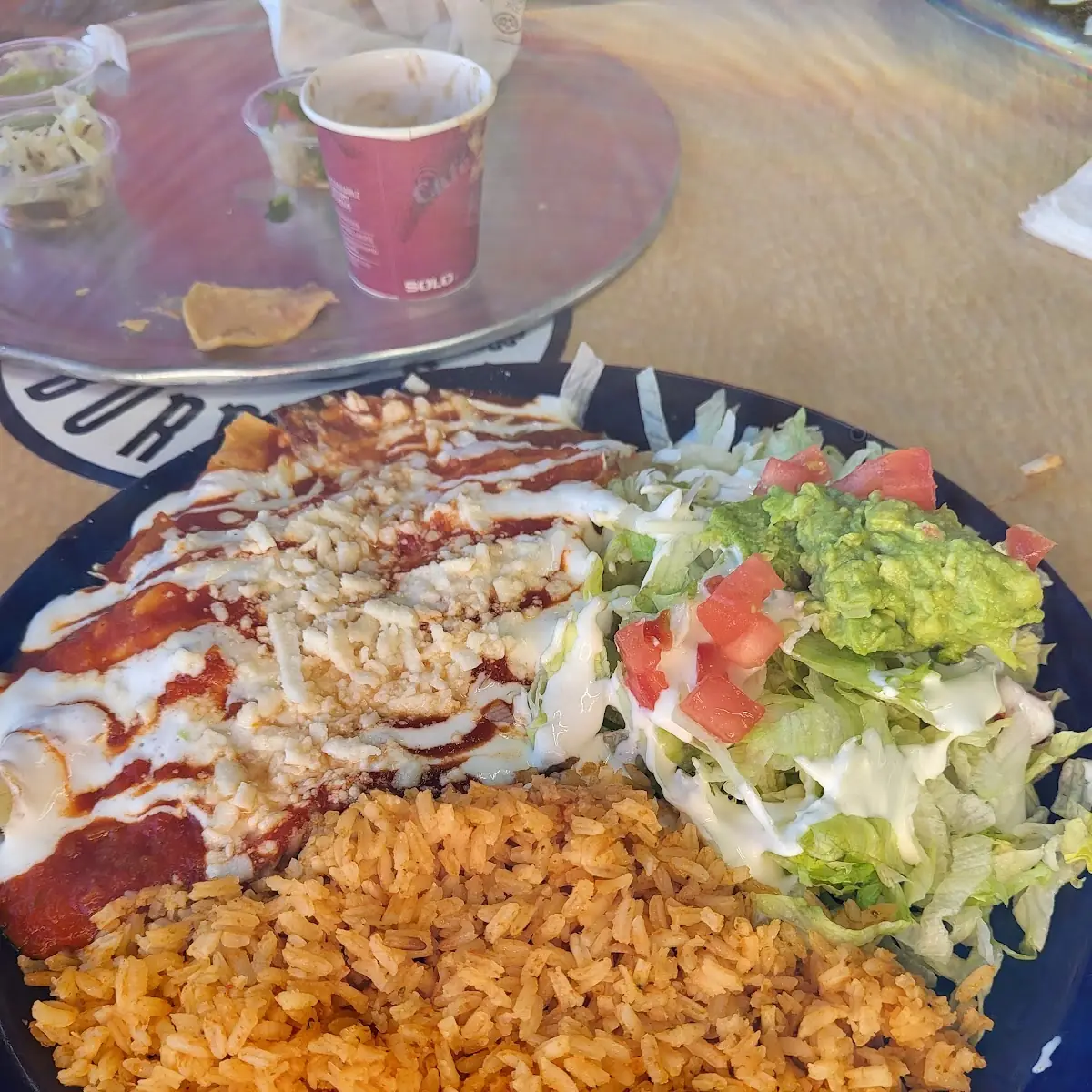 Enchilada Plate