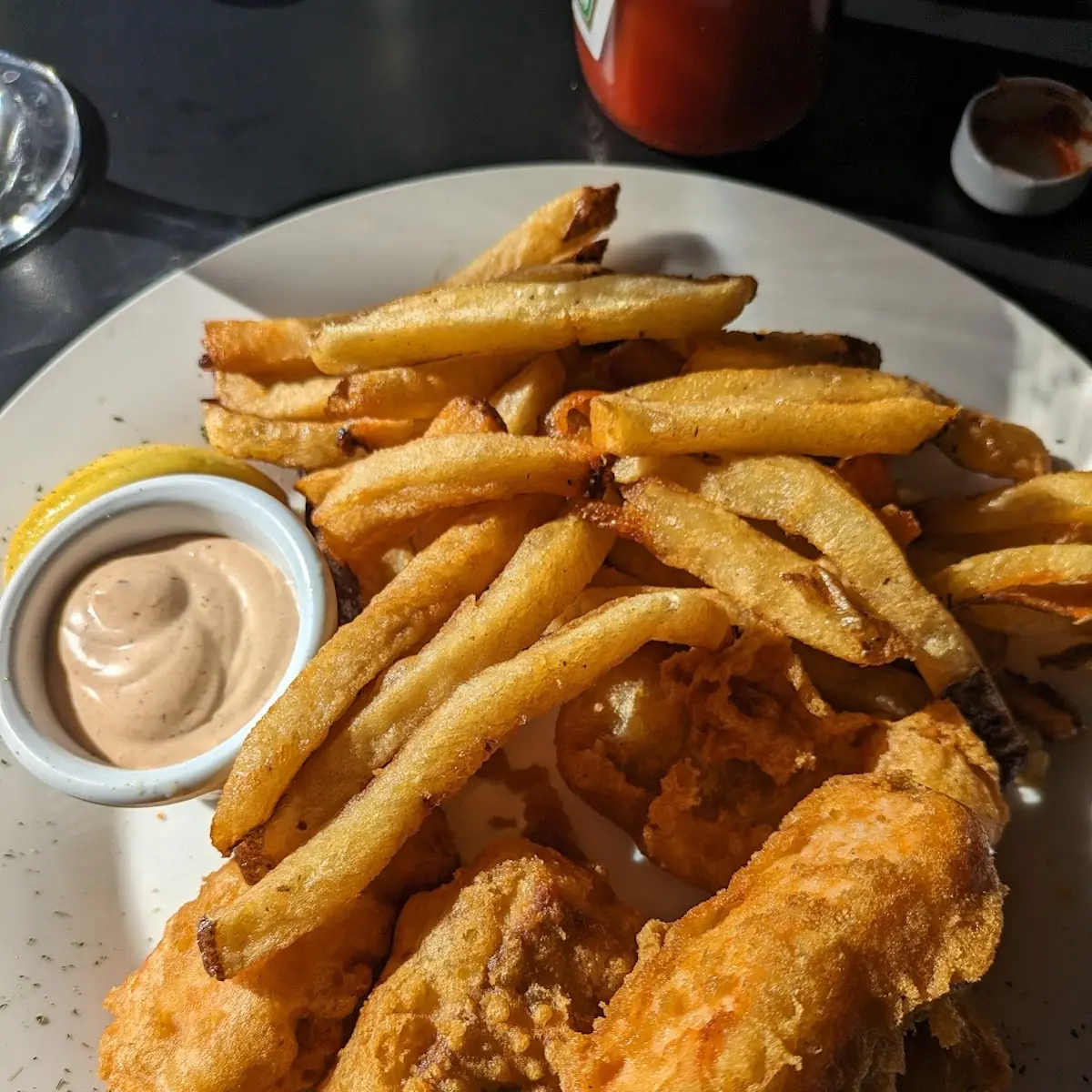 Salmon Fish and Chips