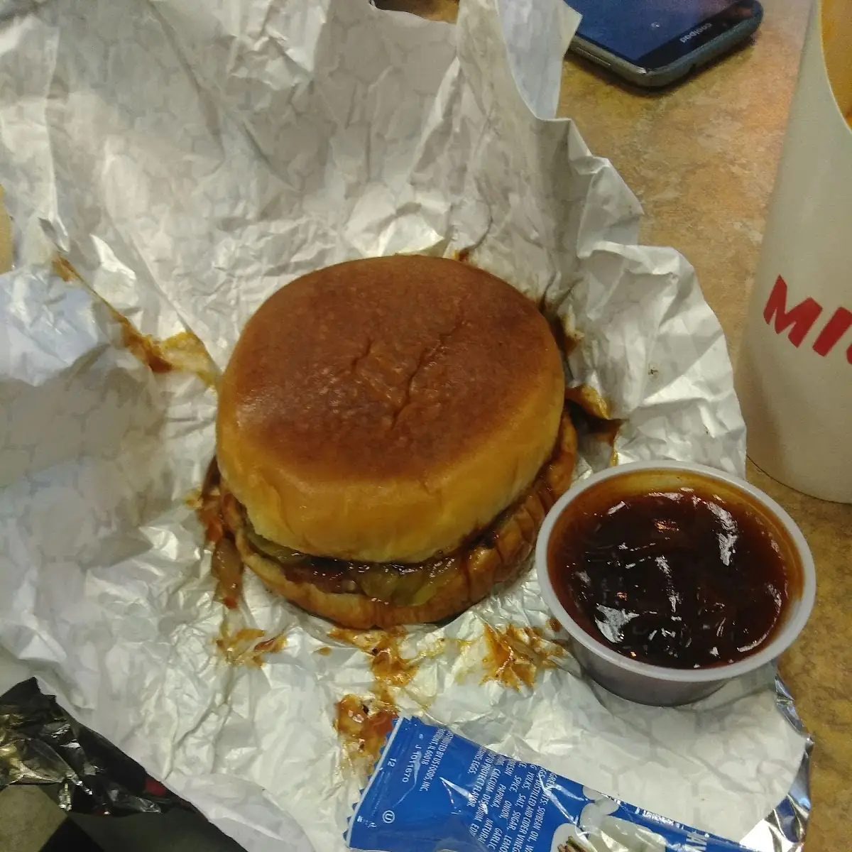 Double Cheeseburger Combo Grilled Onions