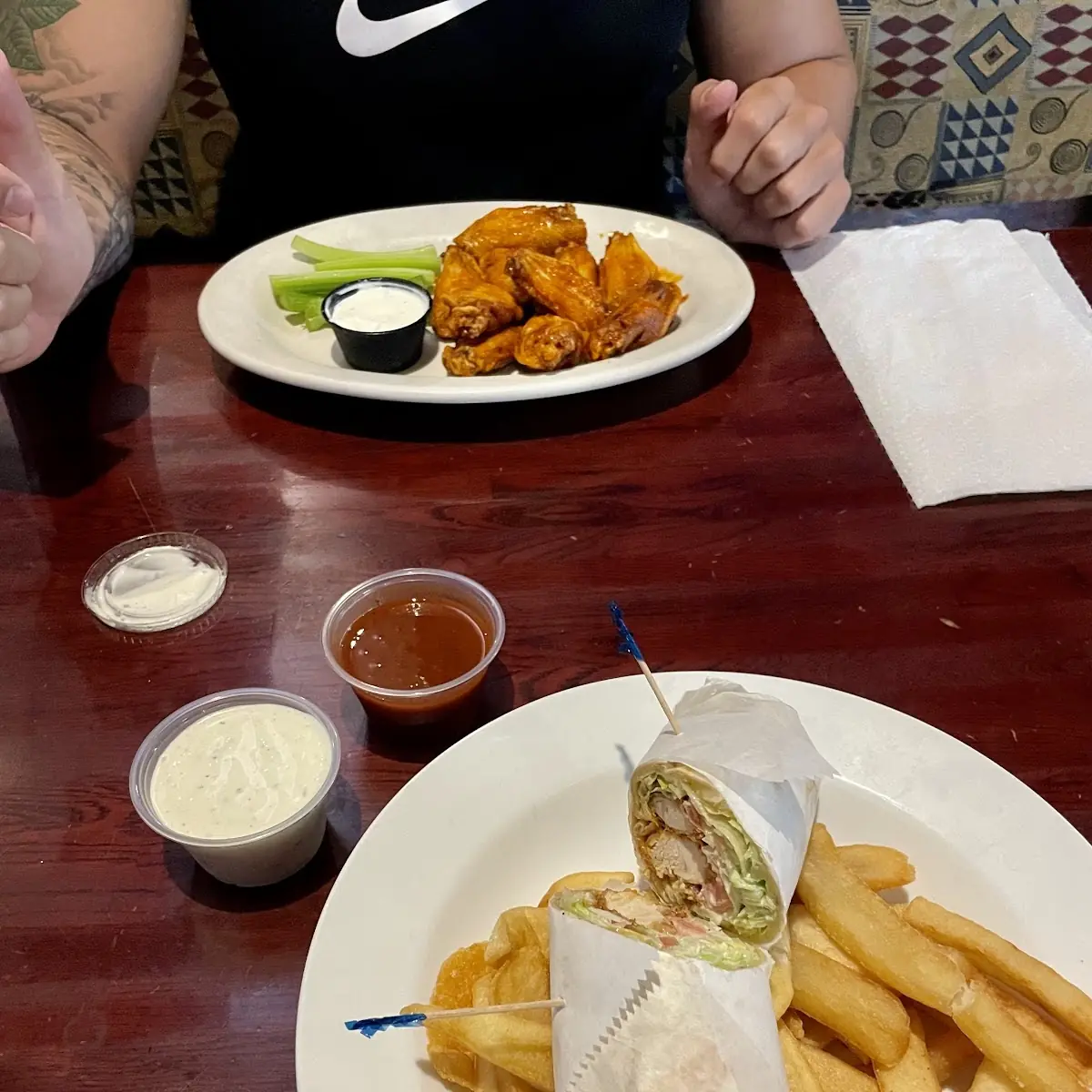 T D C Chicken Wrap