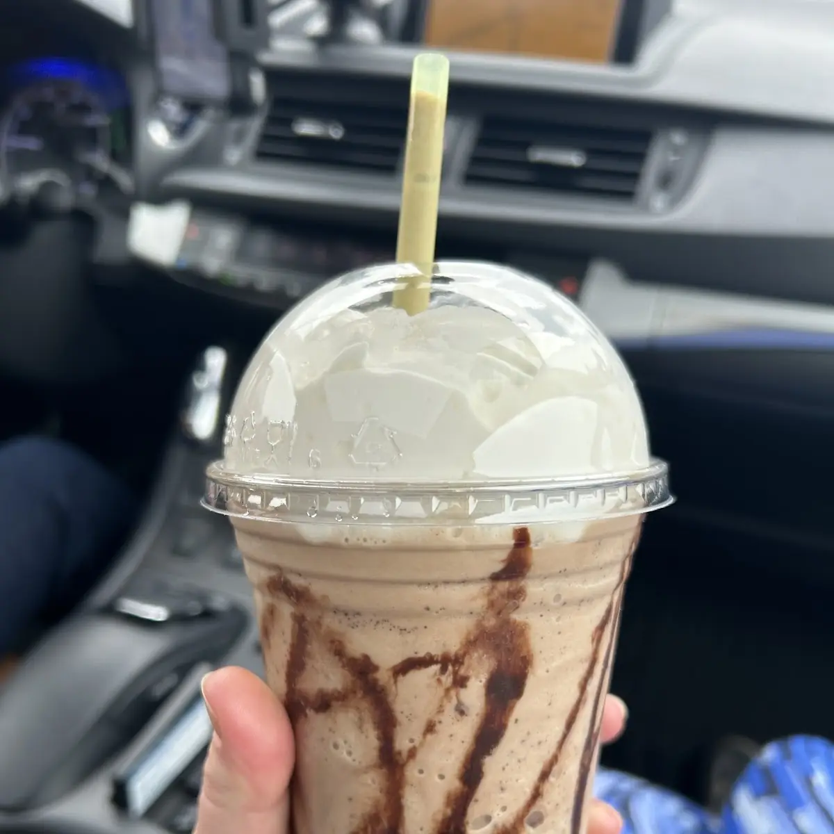 Mint Chocolate Chip Frappe