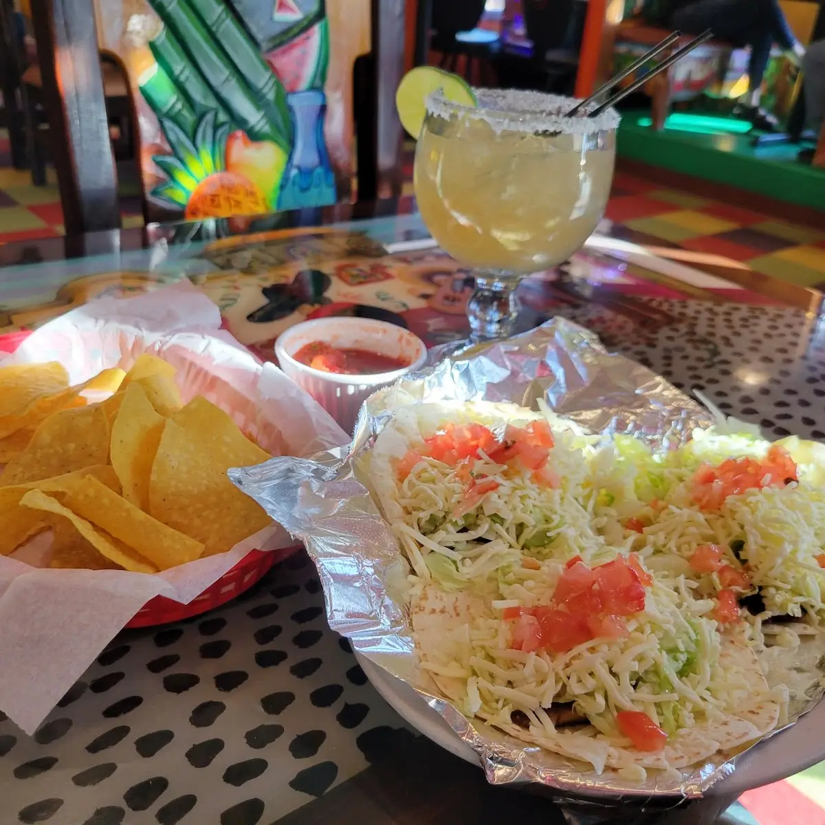 Fish Tacos and Agave Margarita
