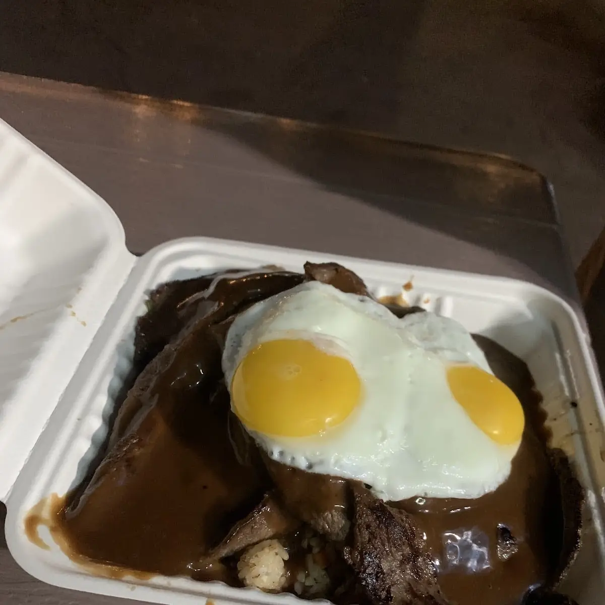 Loco Moco Fried Rice with Beef