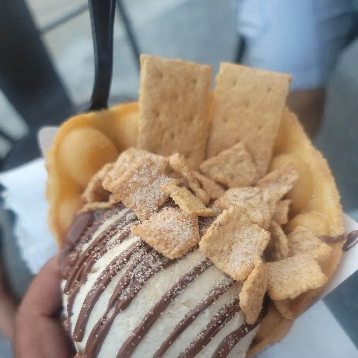 Bubble waffle 13$